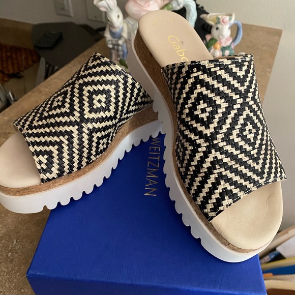 Brand New! Gabor slides platforms. Size 6 US 3 1/2 Euro - Picture 7 of 7